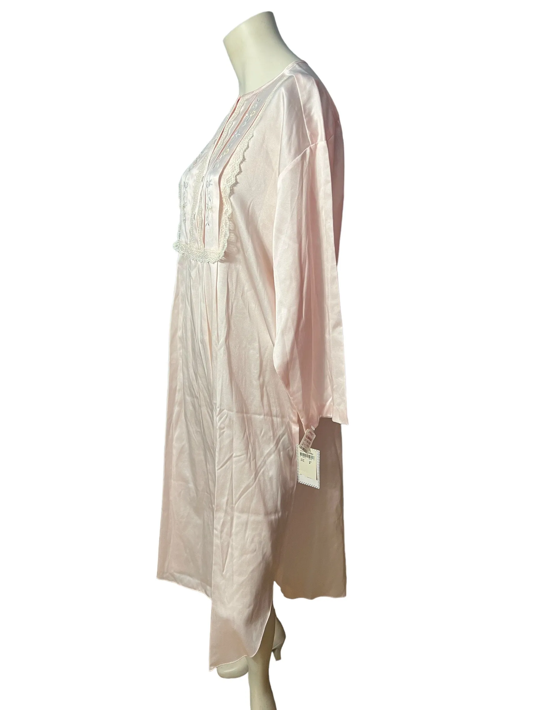 Vintage deadstock pink nightgown M Carole Hochman