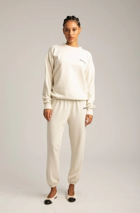 Shape Retention Fabric Vintage White Logo Sweatpants
