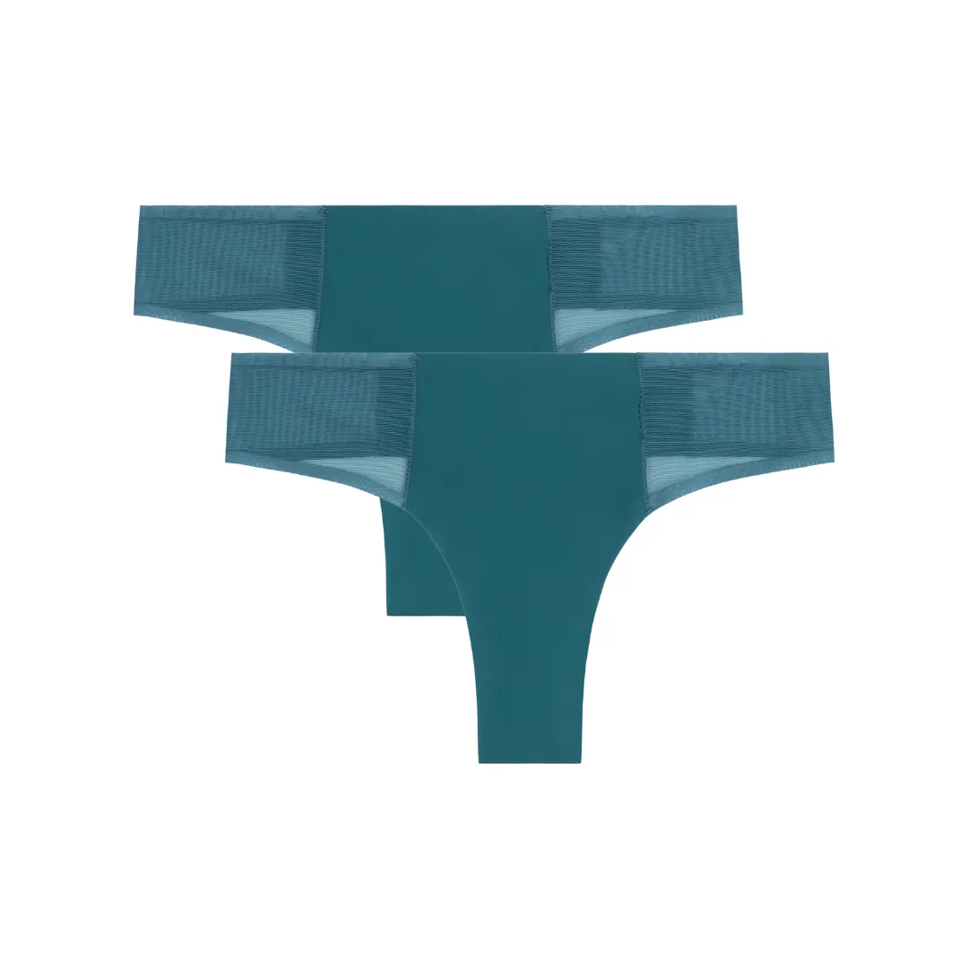 VIP Thong with Mesh Accents 2-Pack Bundle