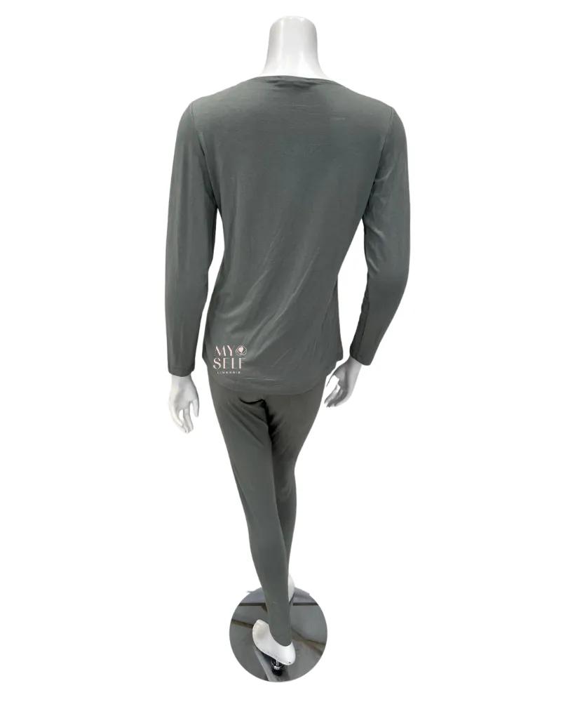 VPJ-SEA Seafoam V Neck Modal Pajamas Set