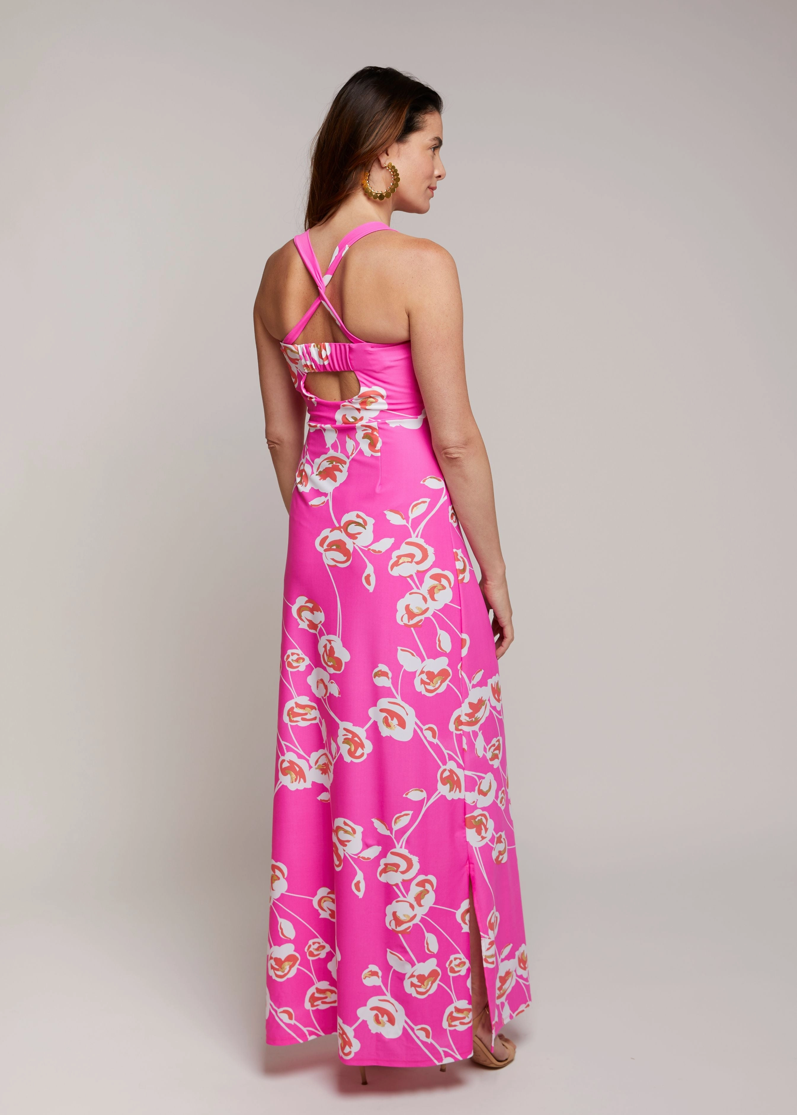 Bellevue Maxi Cloud Flower Casual Style Wear Drapey Fabric