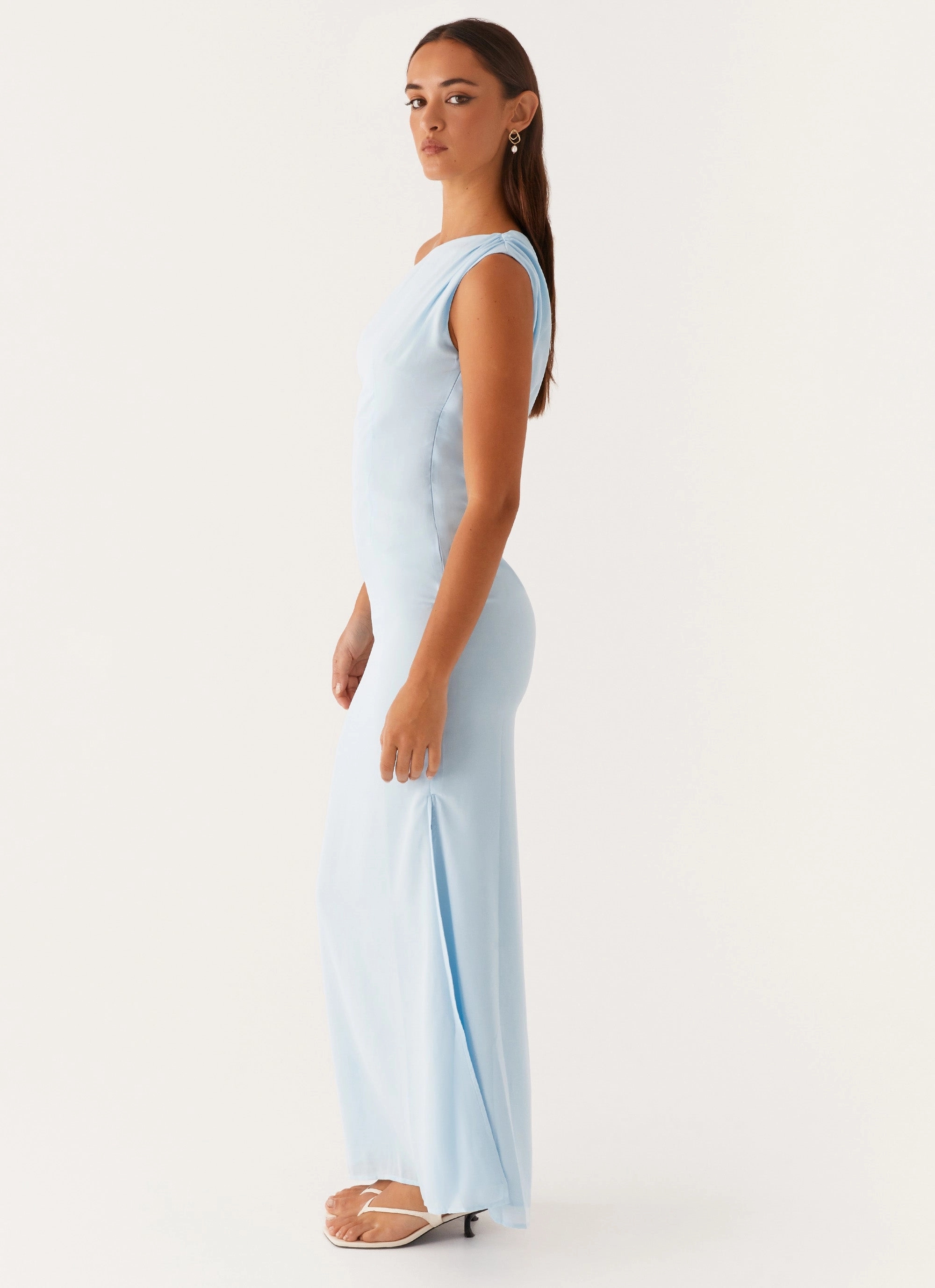Dinner Date Maxi Dress - Blue All Wear