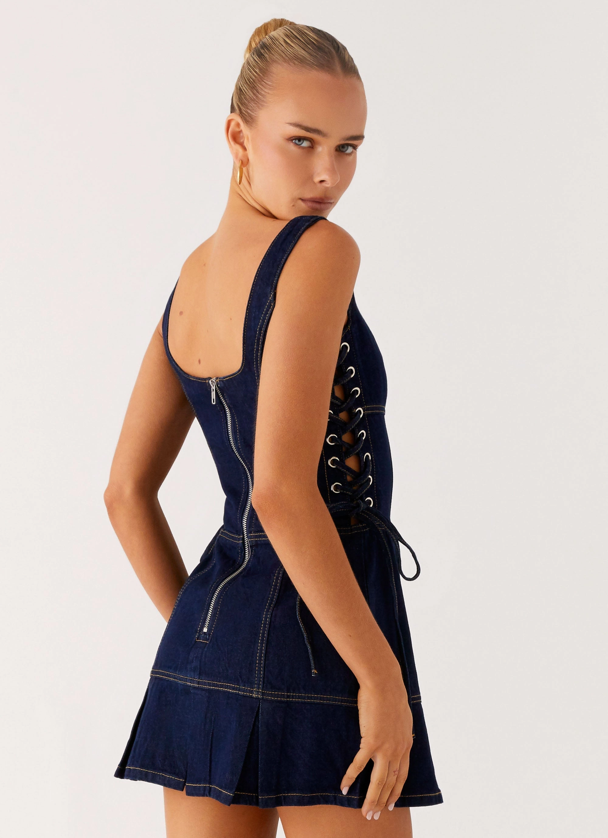 Soft Fashion Preston Mini Dress - Indigo