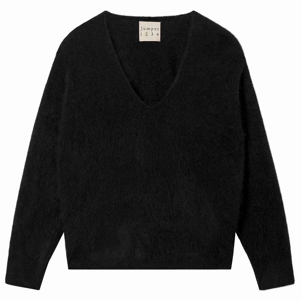HighNeck Brushed Boxy Vee Night