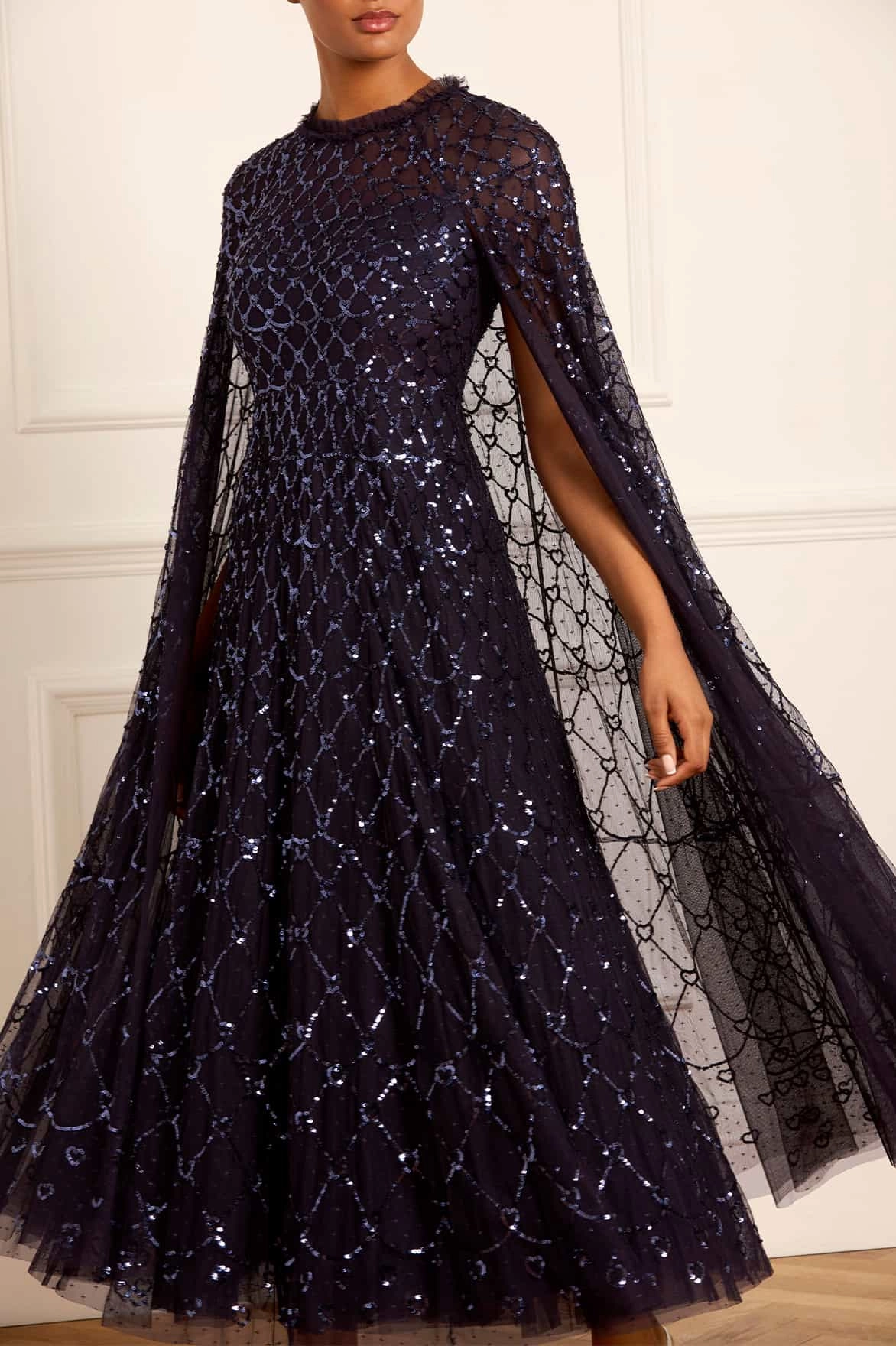 Heart Lattice Ankle Gown Timeless elegance