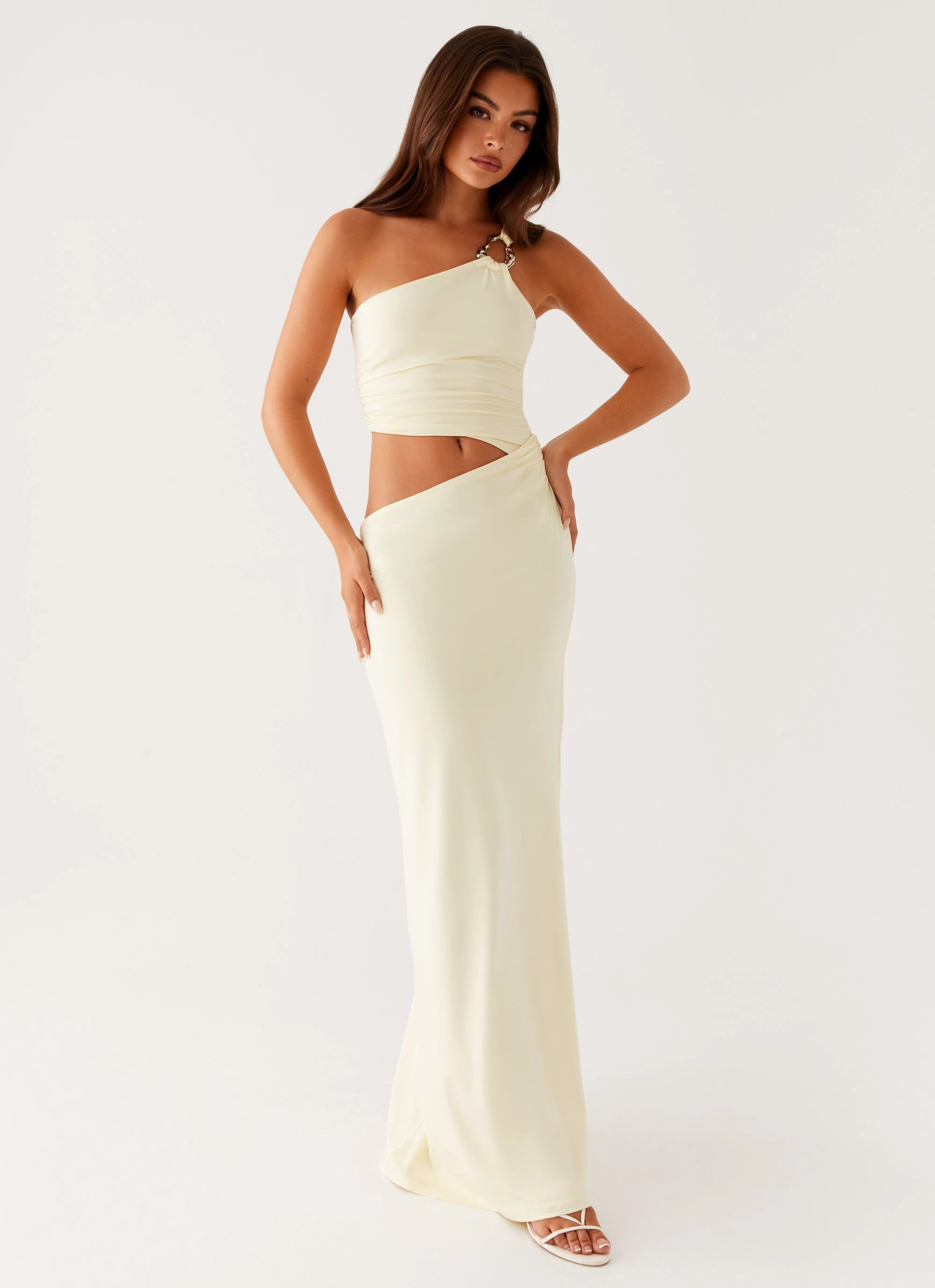 Stain-Resistant Daywear Mood Peta Maxi Dress - Yellow