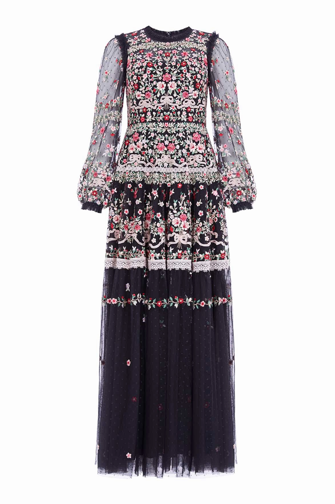 Ribbon Bouquet Gown Soft Fashion Chic Tailoring