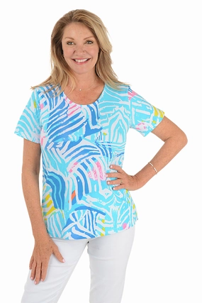 Wendy Short Sleeve Tee AntiStaticInnerLining Neutral Tone Palette