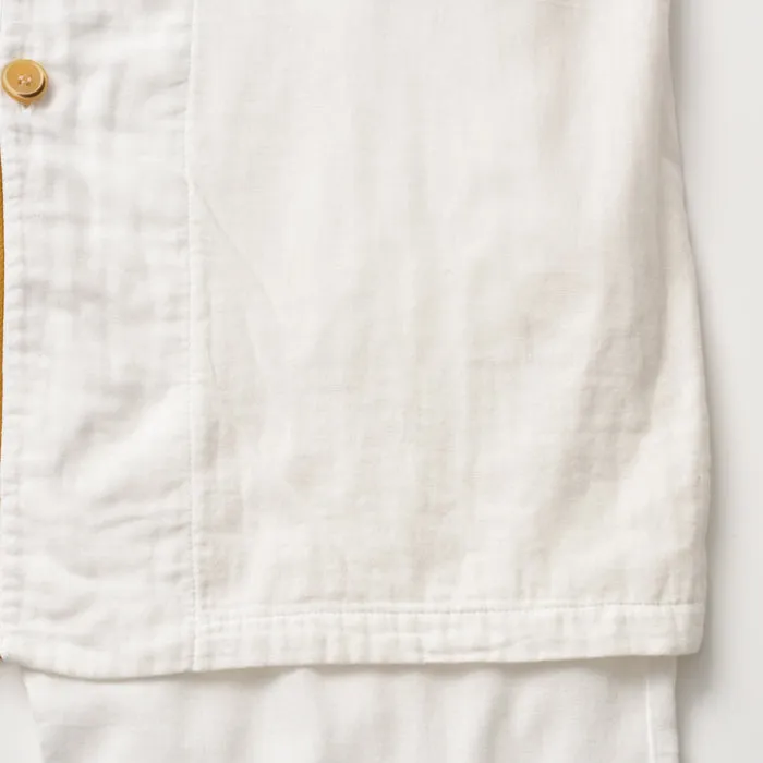 White 3 Layered Gauze Pajamas Set [Kyo Wazarashi Mensya]