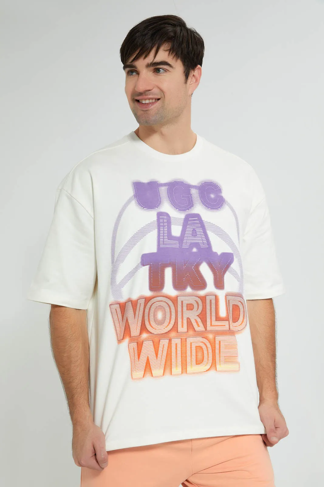 White LA Loungewear T-Shirt