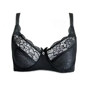 White Lace Mesh Bra YBCG | Plus Size