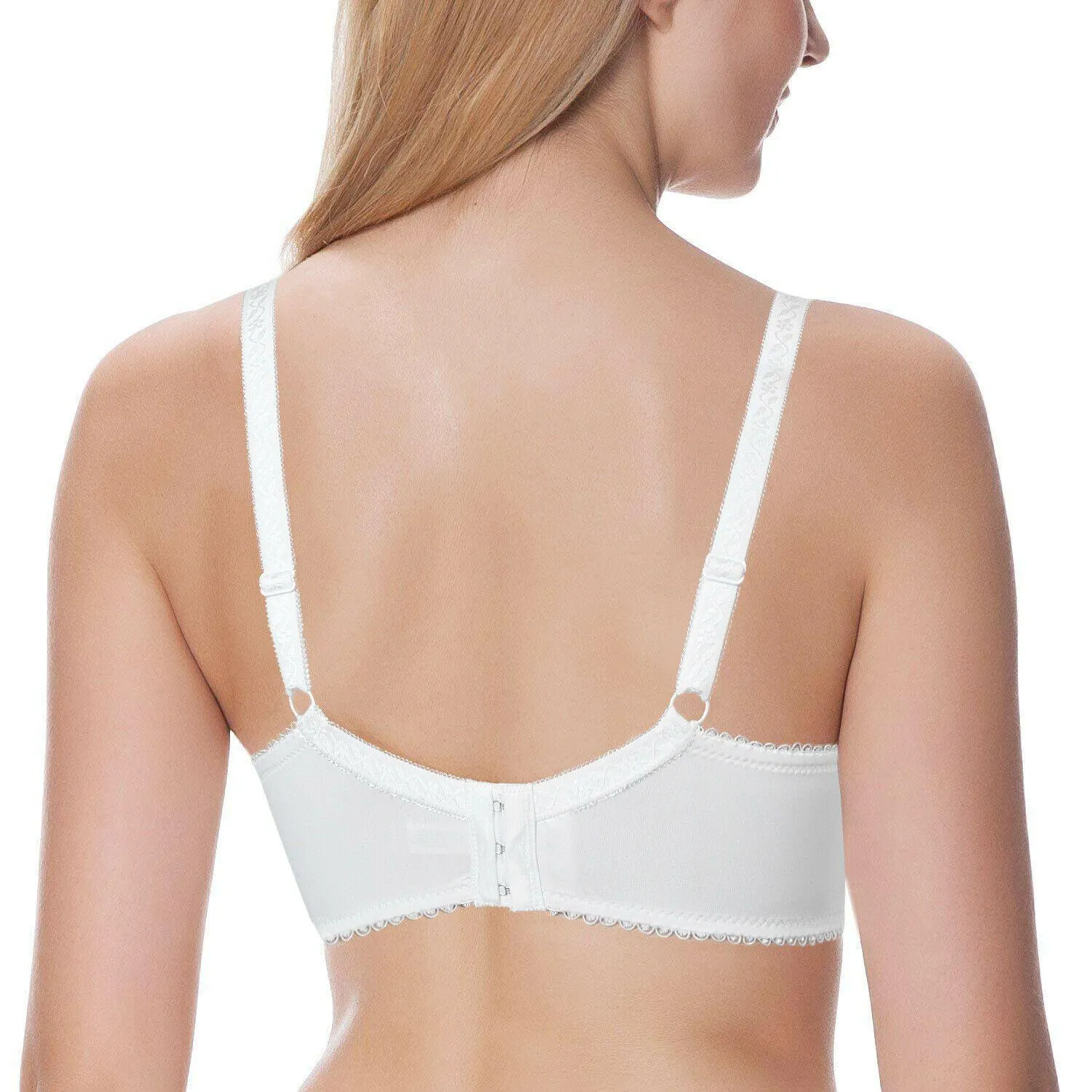 White Lace Mesh Bra YBCG | Plus Size