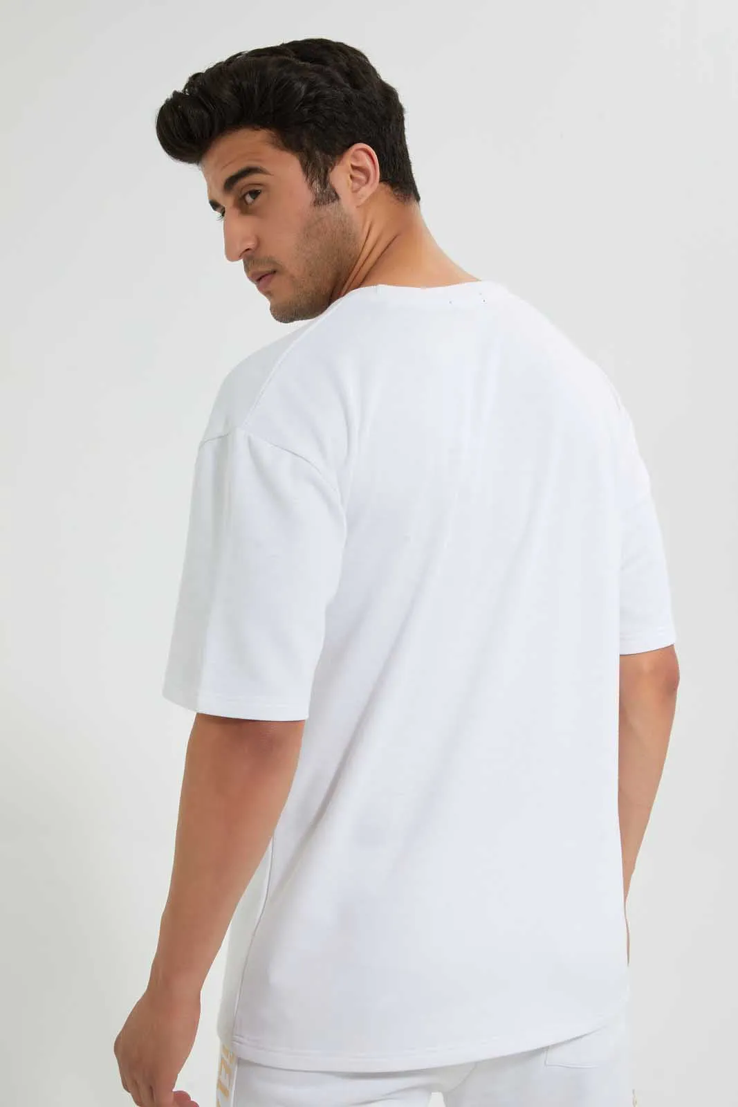 White Los Angeles Loungewear T-Shirt
