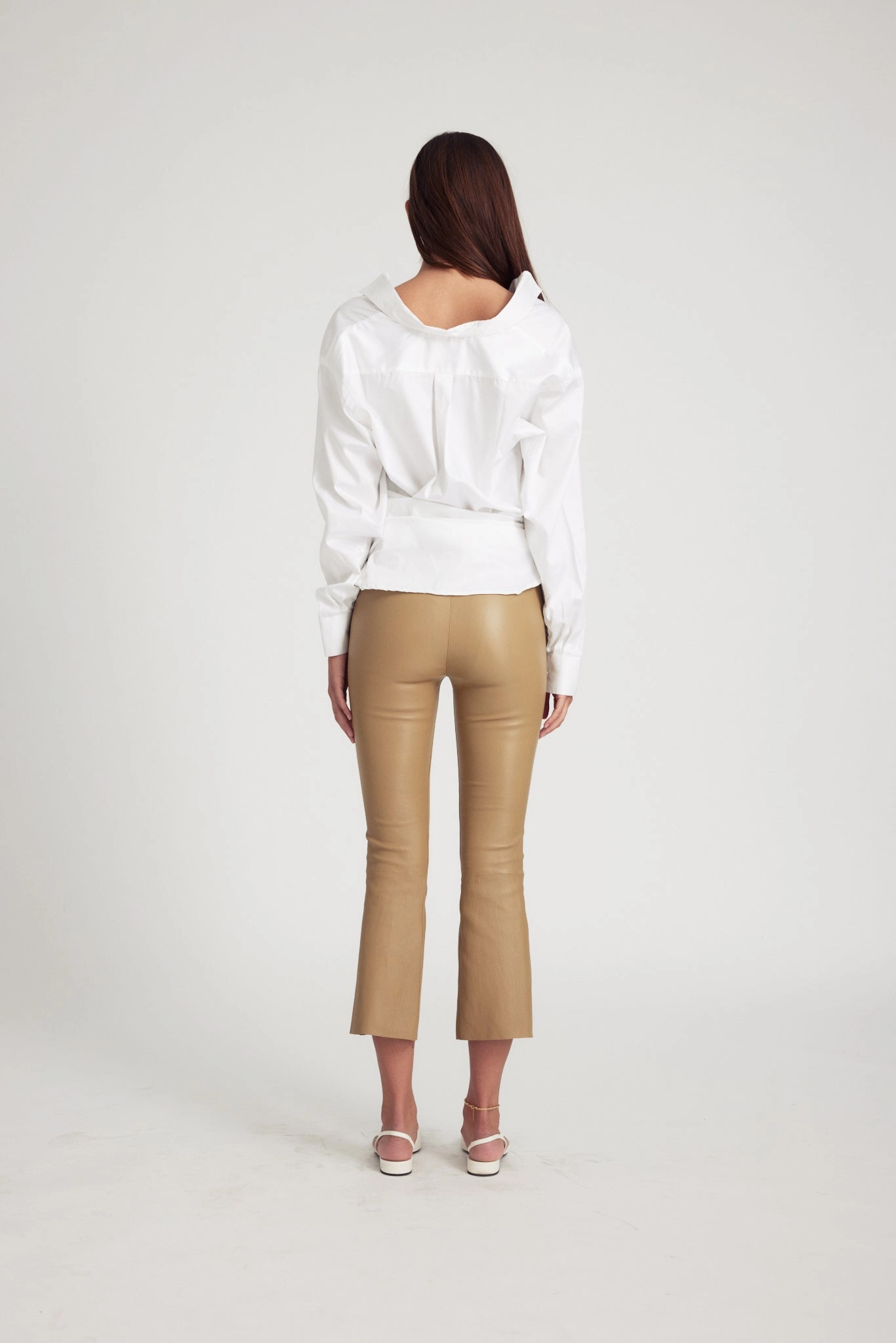 Abrasion Resistant Fabric White Poplin Shirt
