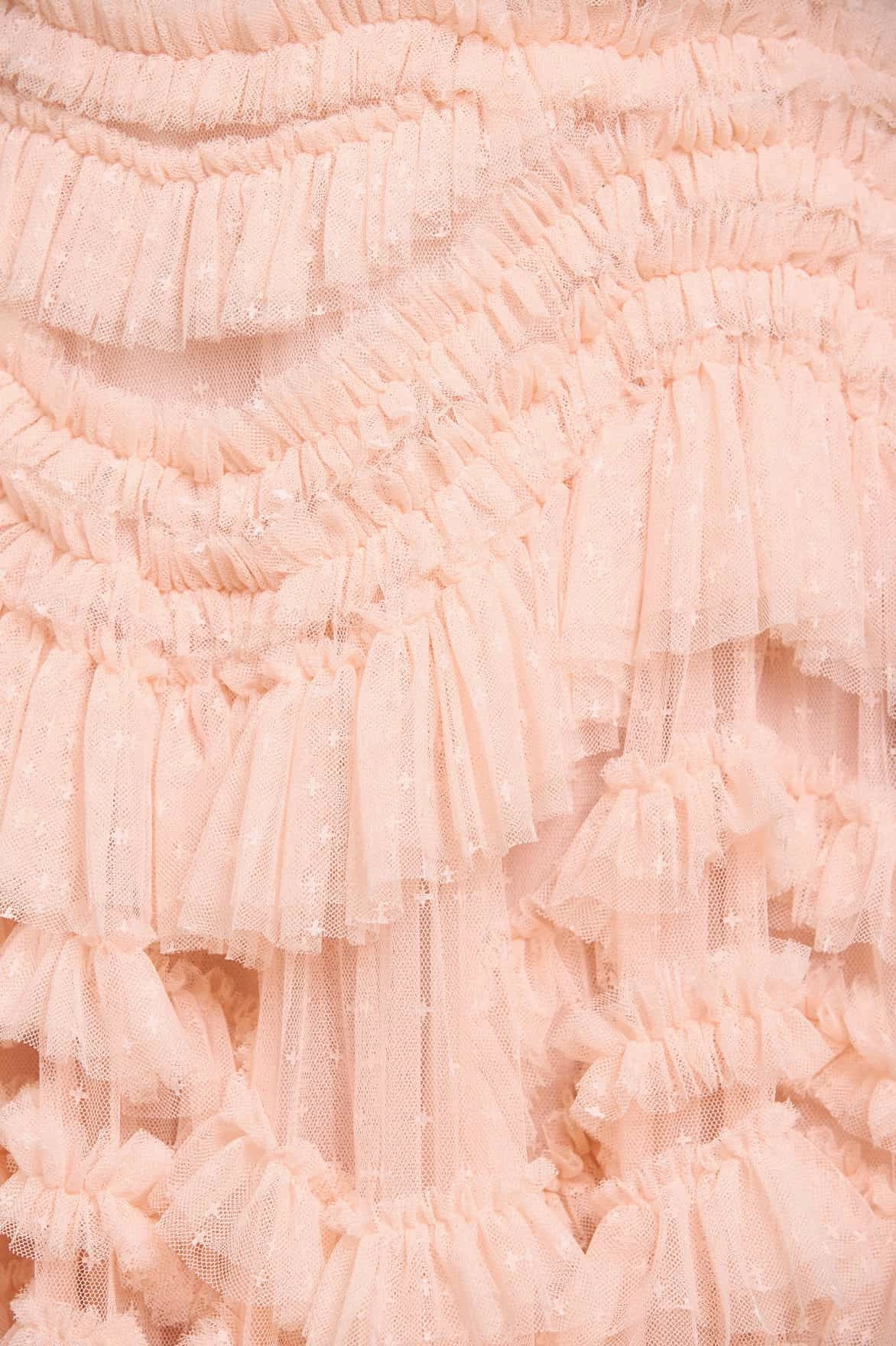 Wild Rose Off-Shoulder Gown Comfortable texture Relaxed Design