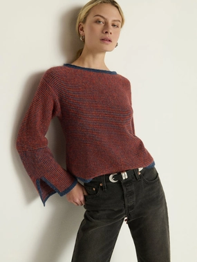 WILLOW PULLOVER SWEATER Durable Binding Tubular Body Construction