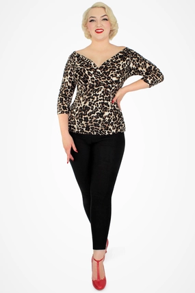 Smooth zipper closure Black Pin Up High Waist Cigarette Pants #BC-P101
