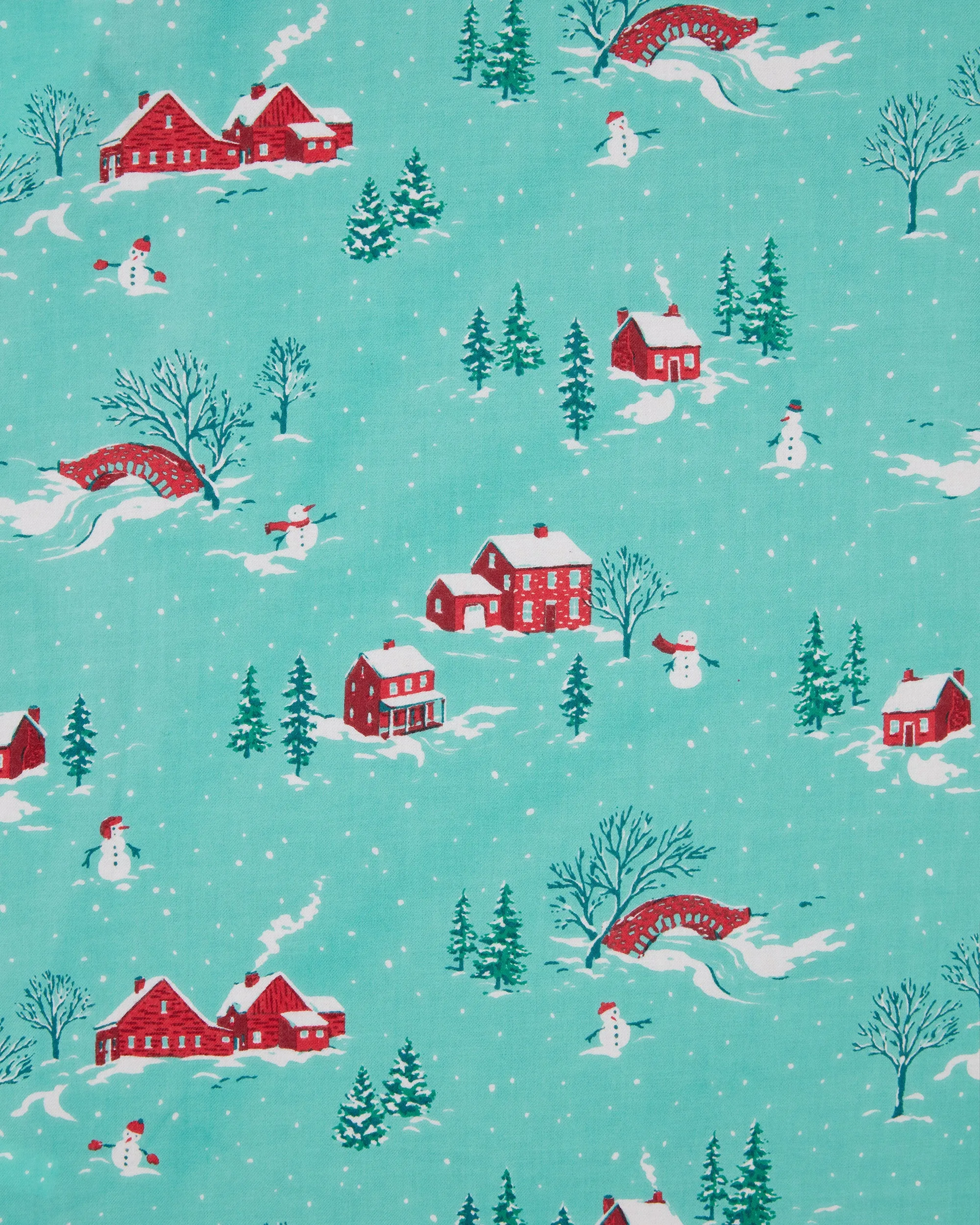 Winter Wonderland - Men's Lightweight Flannel Long PJ Set - Snow Day