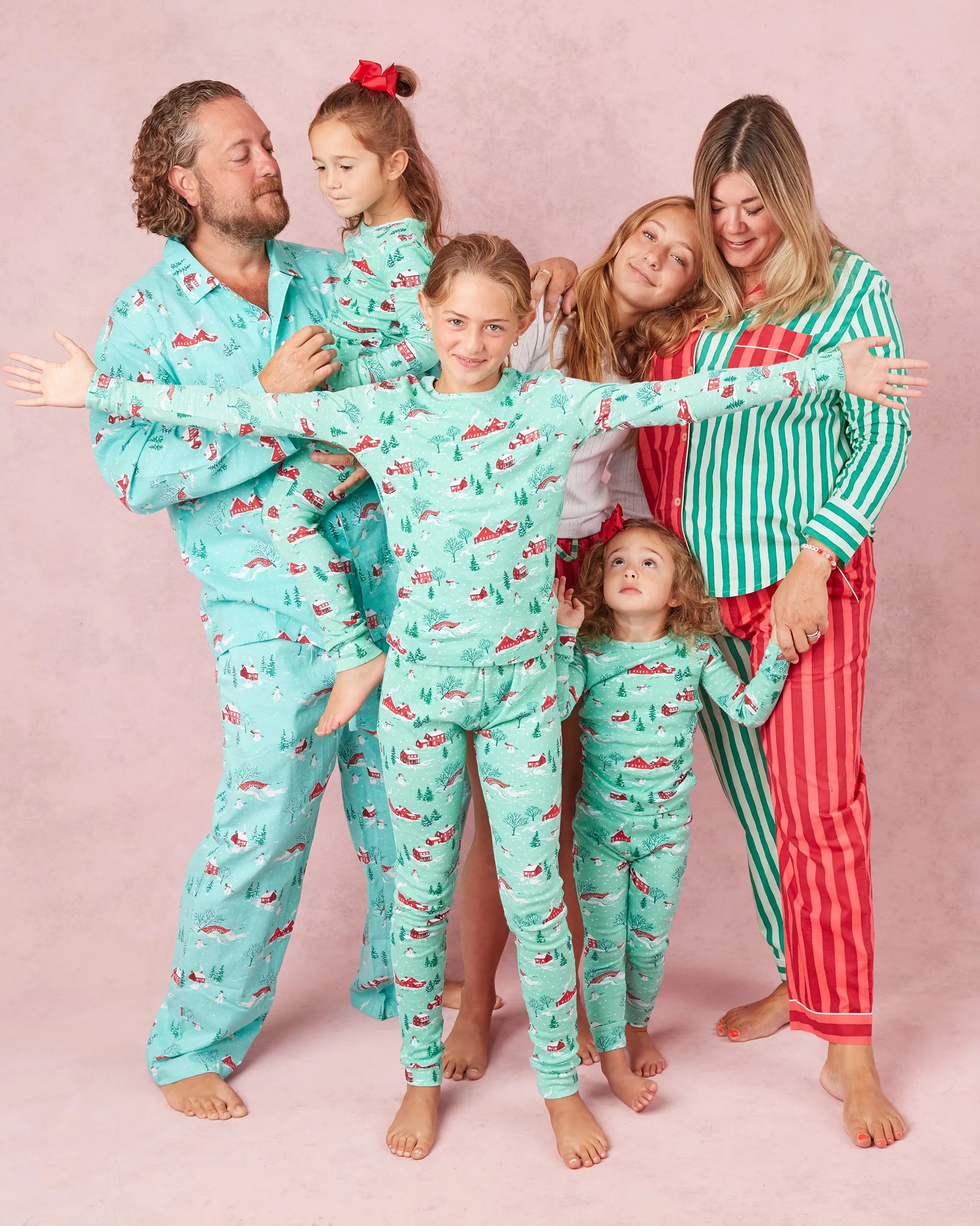 Winter Wonderland - Men's Lightweight Flannel Long PJ Set - Snow Day