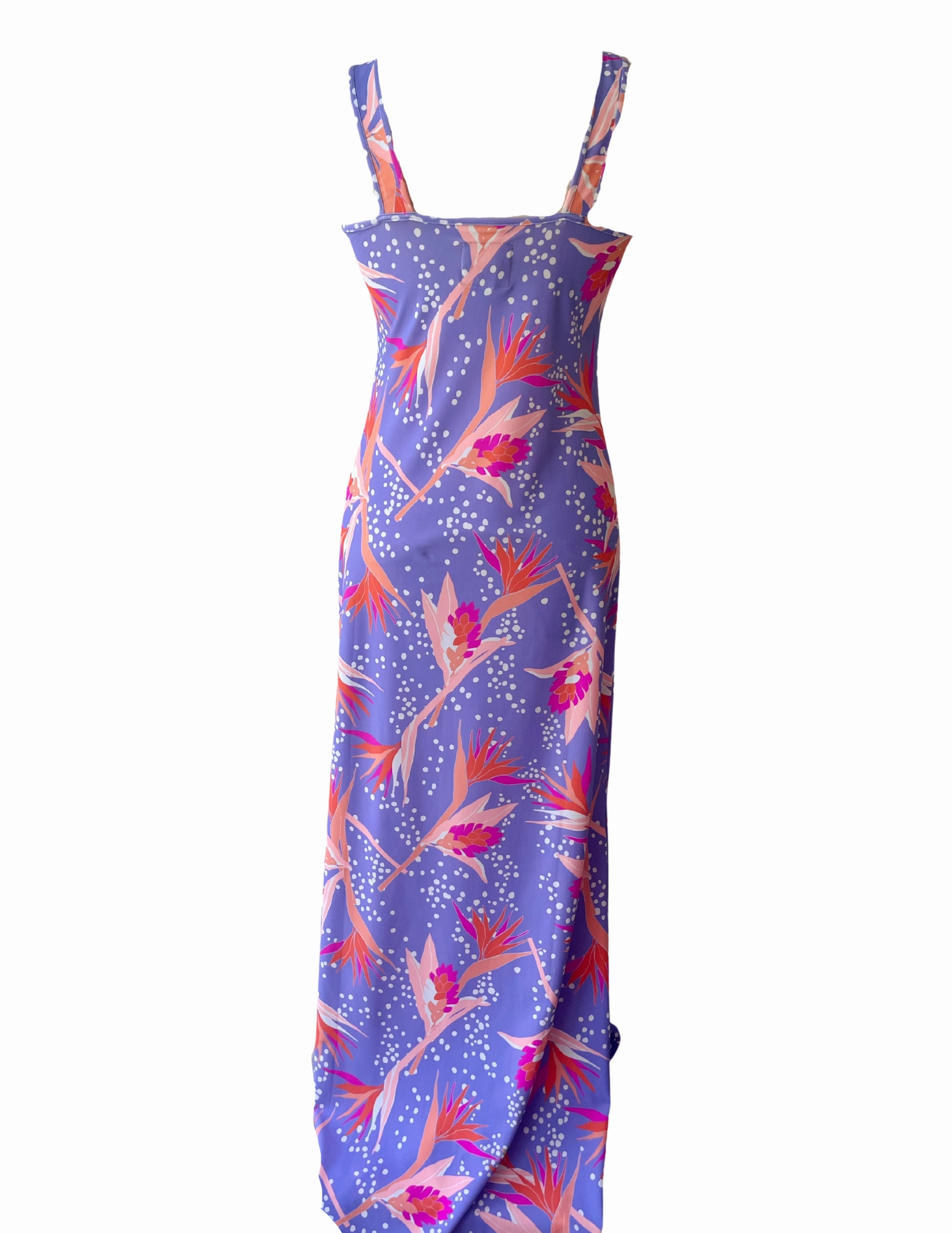 Maui Maxi Dress Tropical Birds of Paradise Dreamy Simplicity Modern Soft