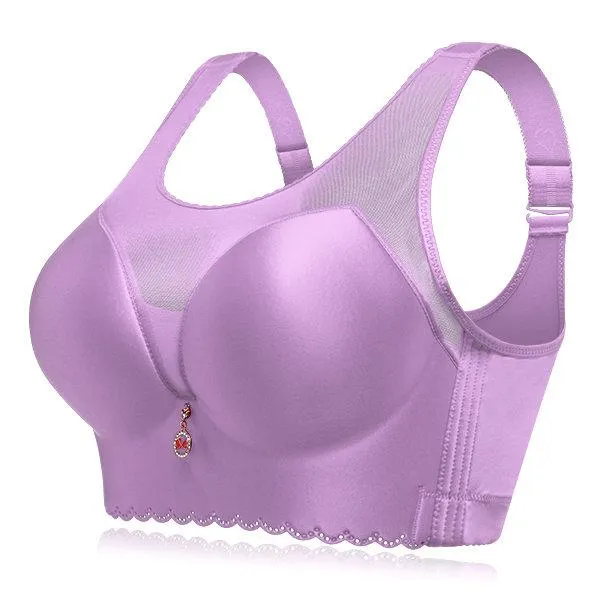 Wire-Free Full Coverage Lace Bra