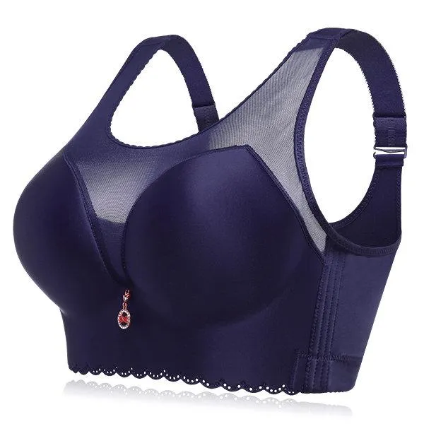 Wire-Free Full Coverage Lace Bra