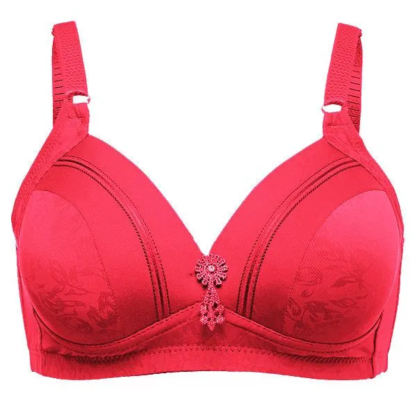 Wireless Breathable Push up Adjustable Bra