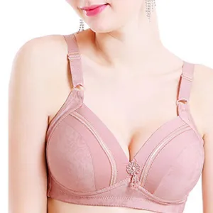 Wireless Breathable Push up Adjustable Bra
