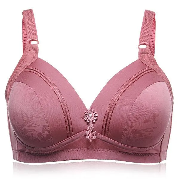 Wireless Breathable Push up Adjustable Bra