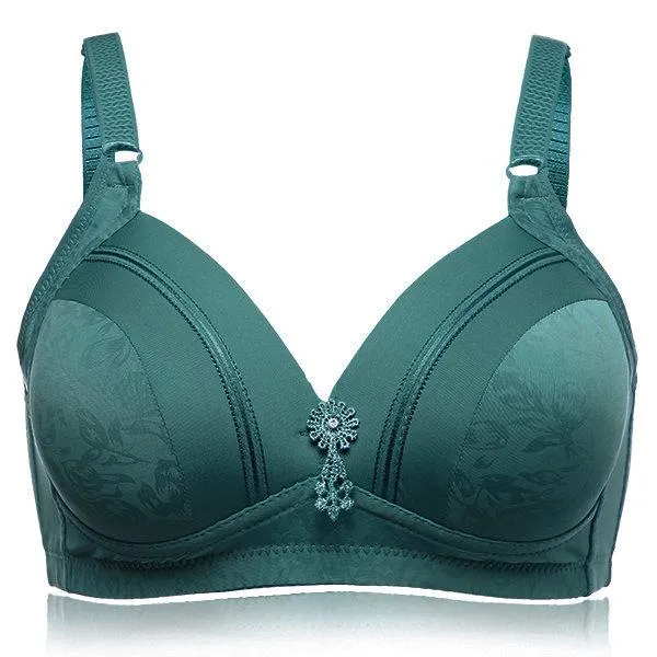 Wireless Breathable Push up Adjustable Bra