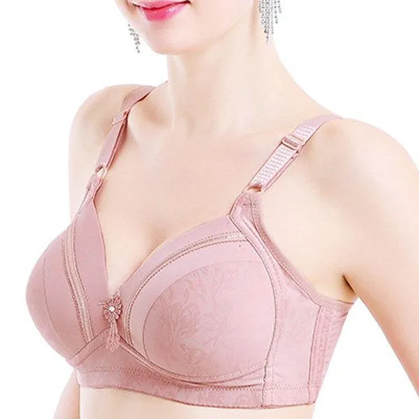 Wireless Breathable Push up Adjustable Bra