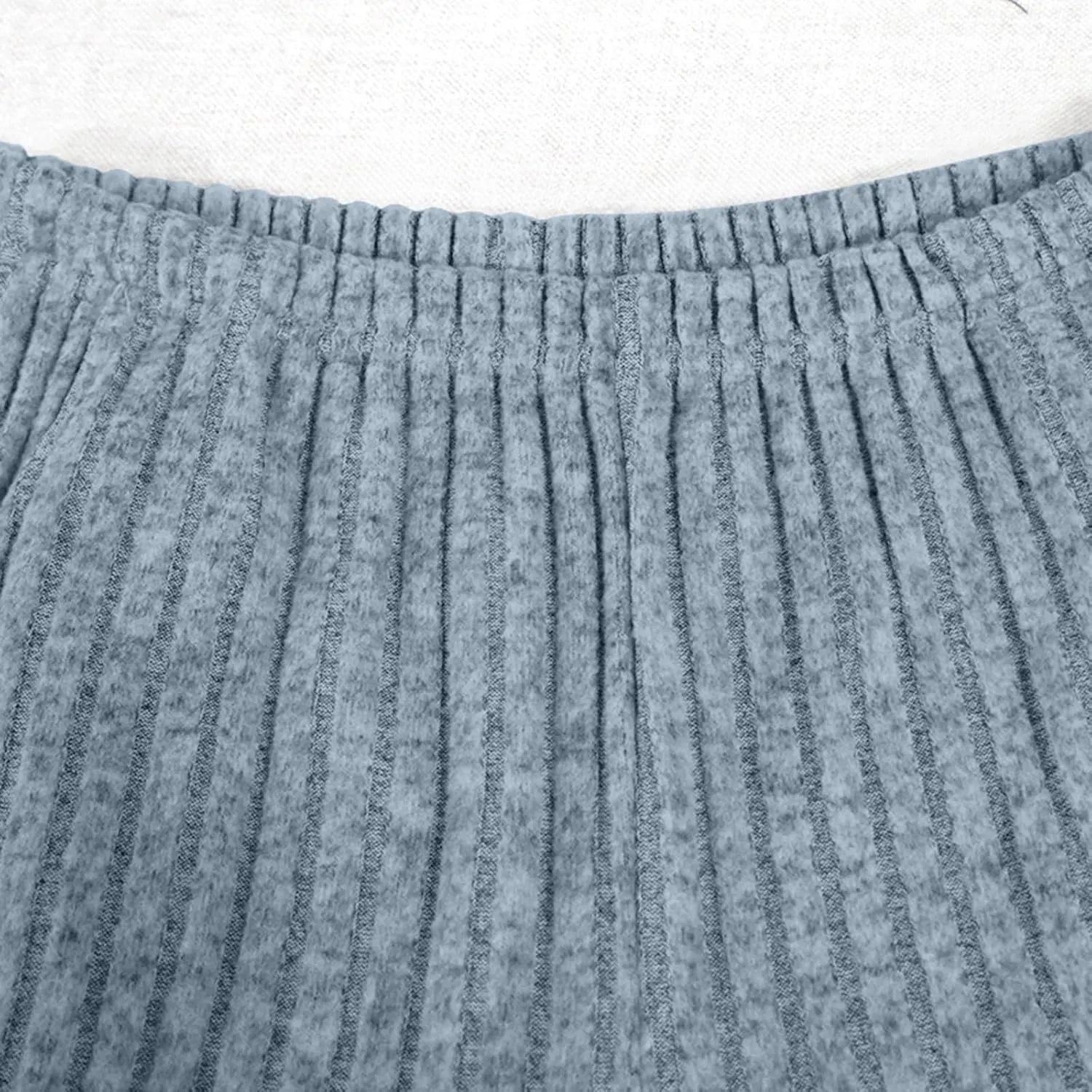 Women 2 Piece Sweater Sets Casual Button Knit Pullover and Wide Leg Pants Lounge Sets Soft Sweatsuits Tracksuits