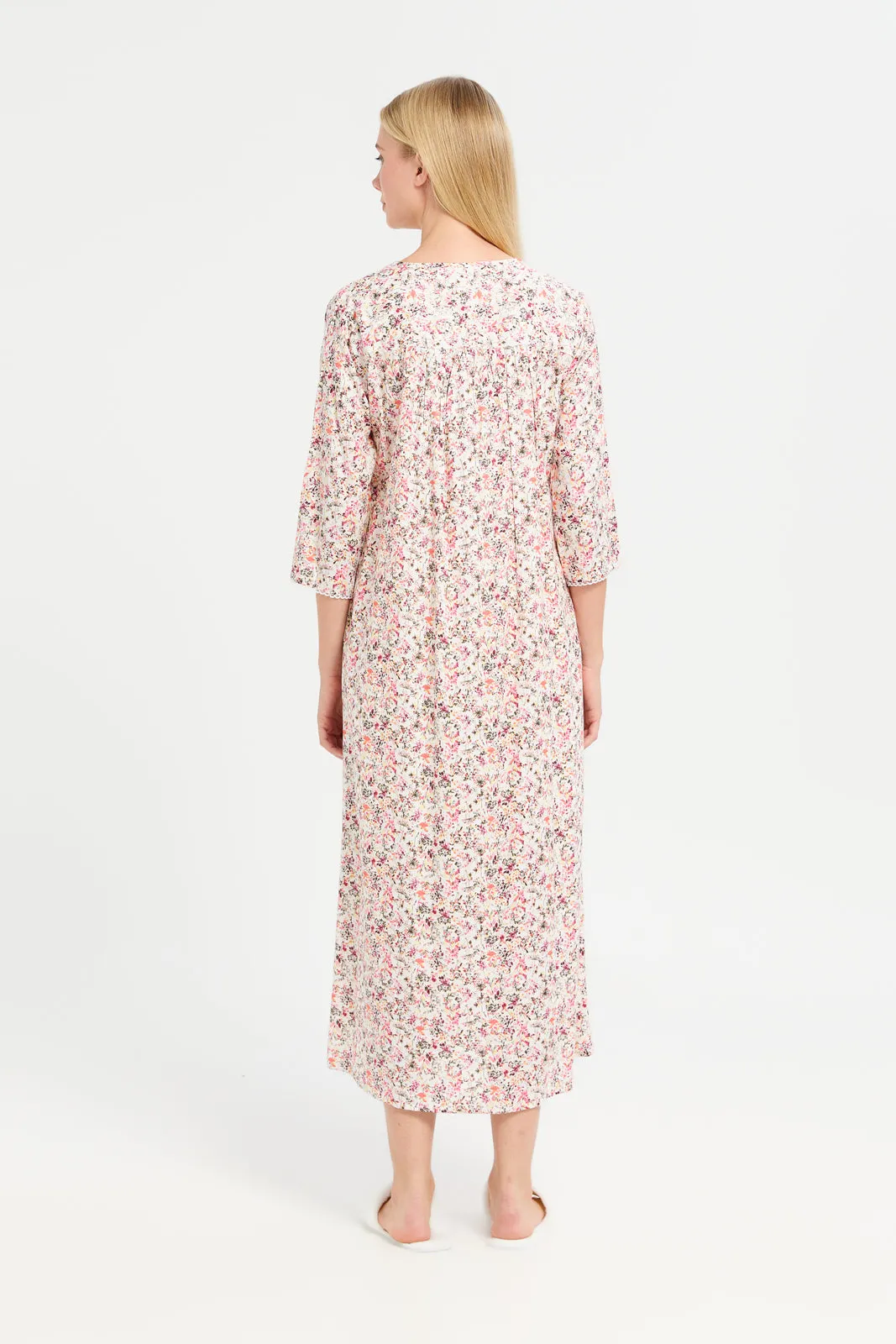 Women Assorted Printed Bib Nightgown
