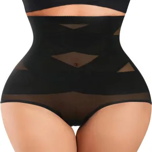 Women Butt Lifter Shapewear Hi-Waist Double Tummy Control Panty Fajas Waist Trainer Body Shaper