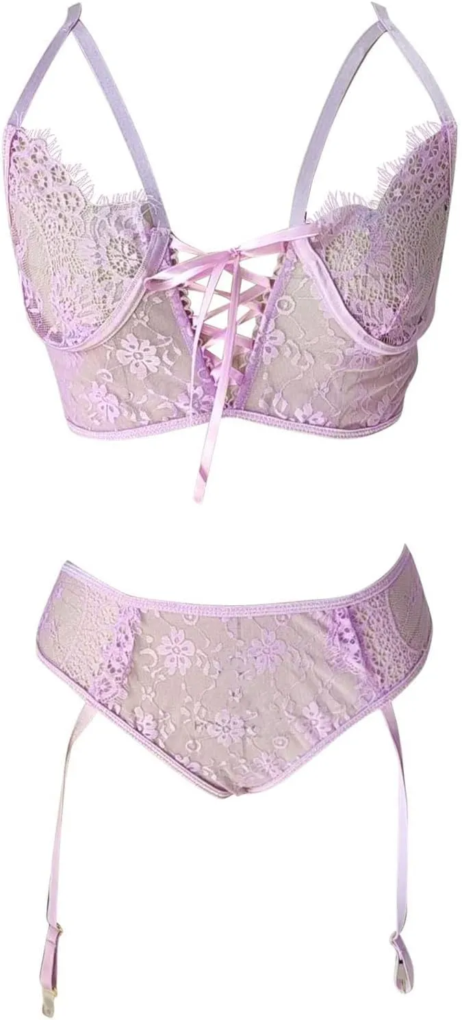 Women Lingerie Set Set Roleplay Lingerie Sexy Women Costumes Lace Lingerie Set