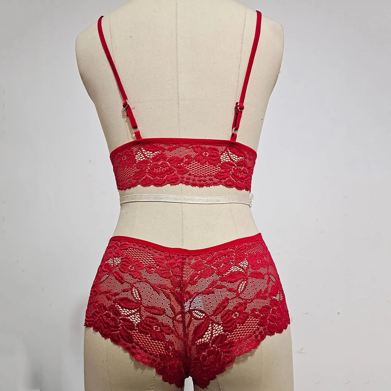Women Plus Size Lingerie Corset Lace Floral Bralette Bra Two Piece Underwear Plus Size Nursing Nightgowns