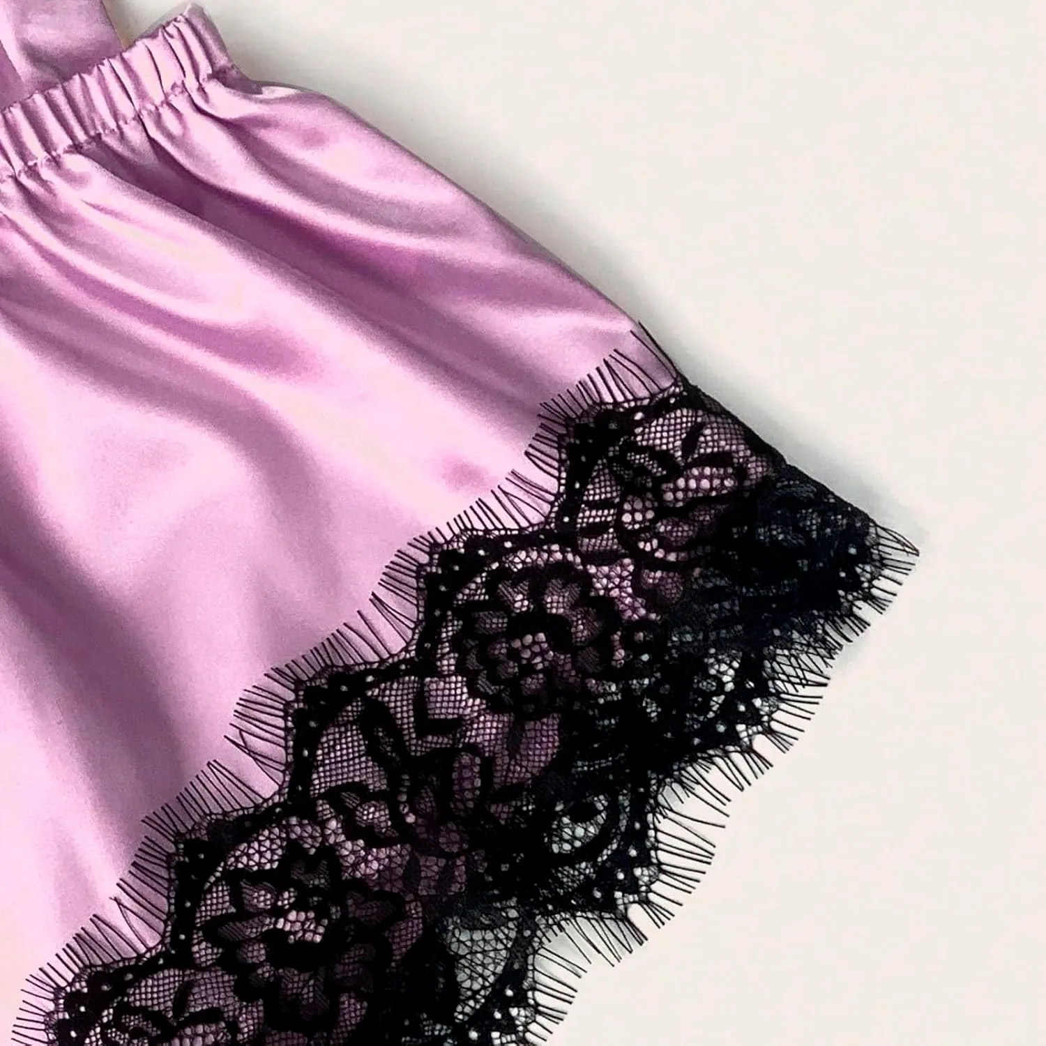 Women Plus Size Pajamas Set with Shorts,Sexy Soft Lace Cami Thongs Shorts Robe 4pack Sleepwear Nightwear Pjs Lounge Sets