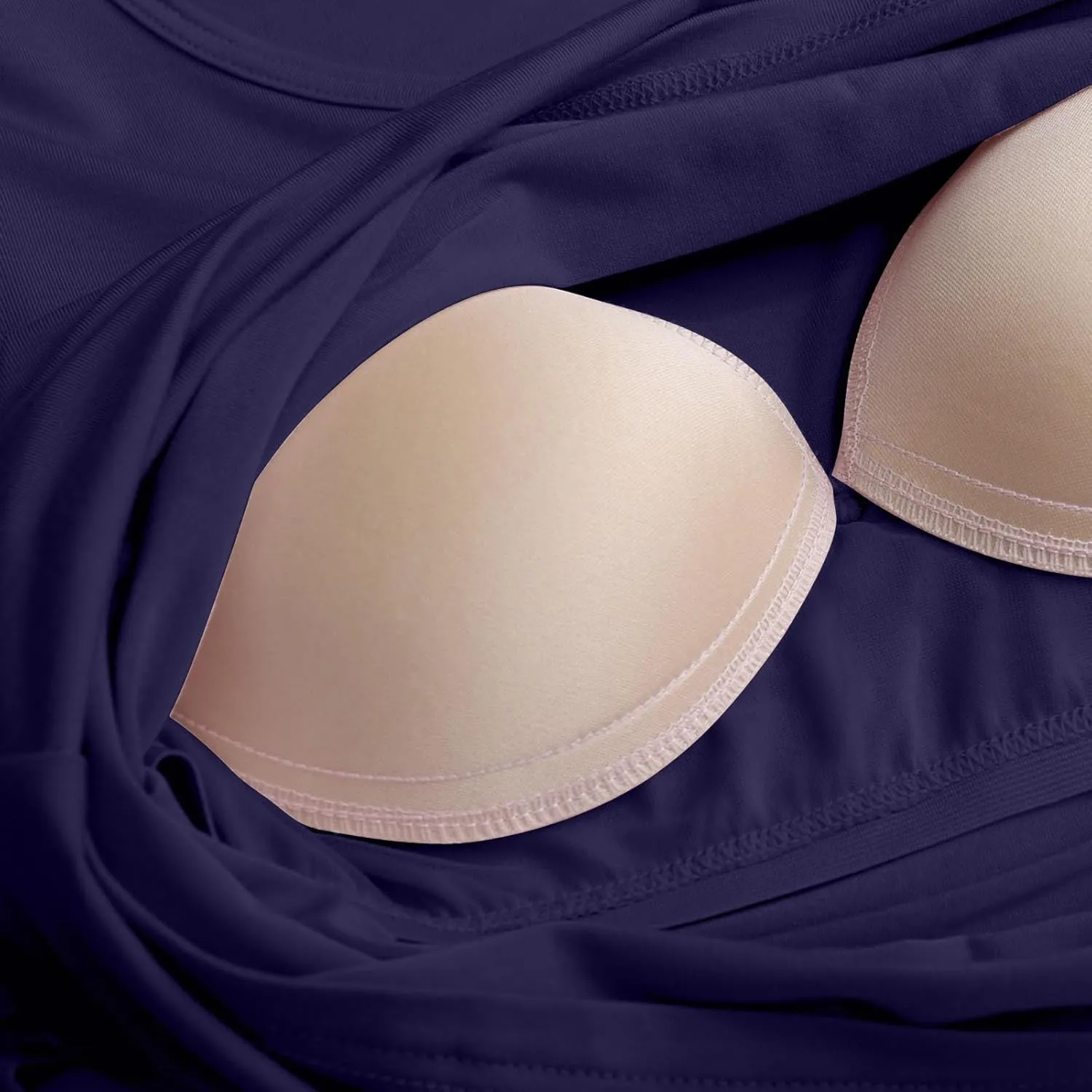 Women Soft Pajamas Comfy Casual Sleepwear with Built In Bra Plus Size Long Sleeve Nightwear Sexy Warm Loungewear