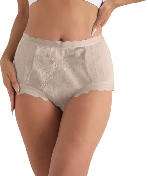 Women Underwear High Waist Panties Full Coverage Briefs Soft Strech Breathable Swim 20