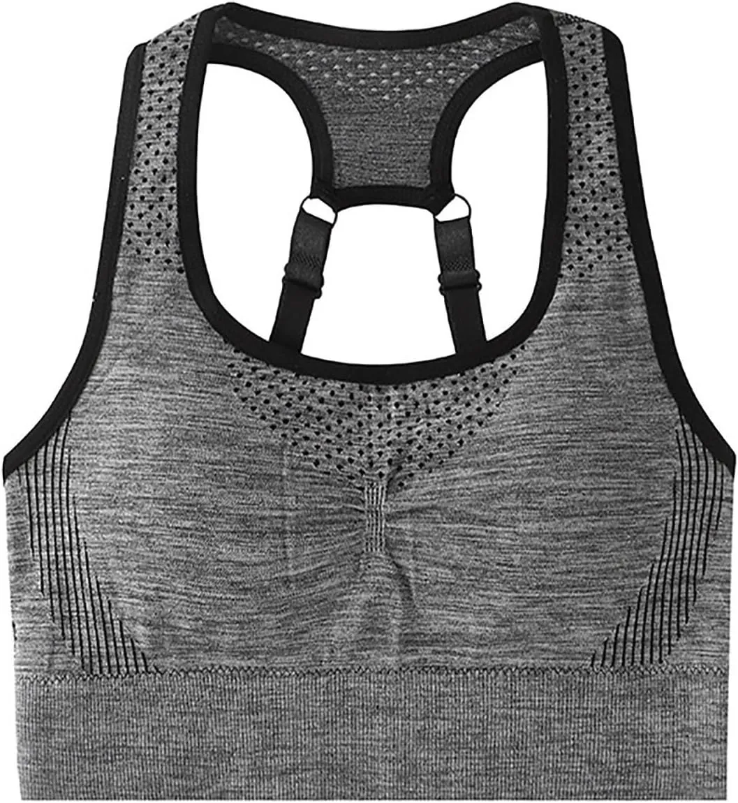 Women Yoga Workout 2 Piece Sets Shapewear Outfit Sports Bra Crop Tops and Seamless Leggings Shorts Athletic Clothing