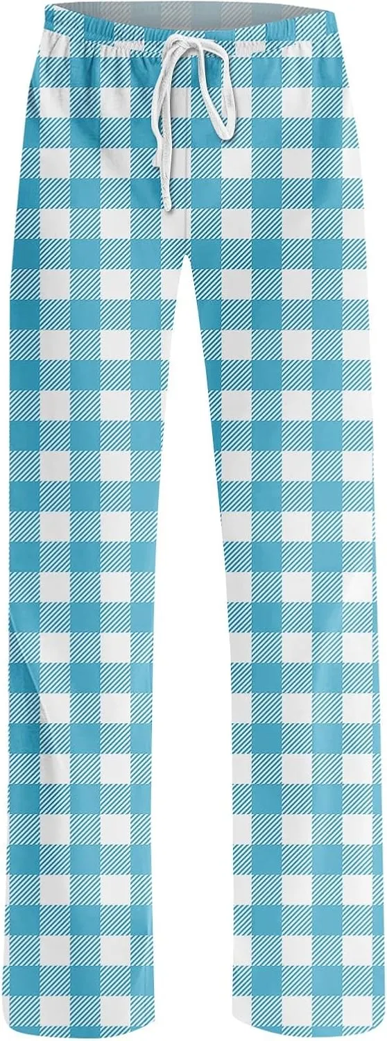 Women's Allover Printed Home Pants Sleeping Pajama Pants Long Pants Pajama Pants Yoga Pants