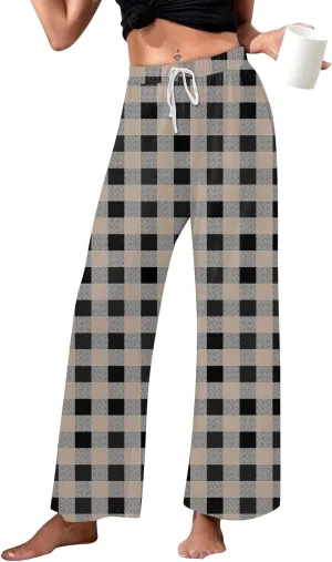 Women's Allover Printed Home Pants Sleeping Pajama Pants Long Pants Pajama Pants Yoga Pants