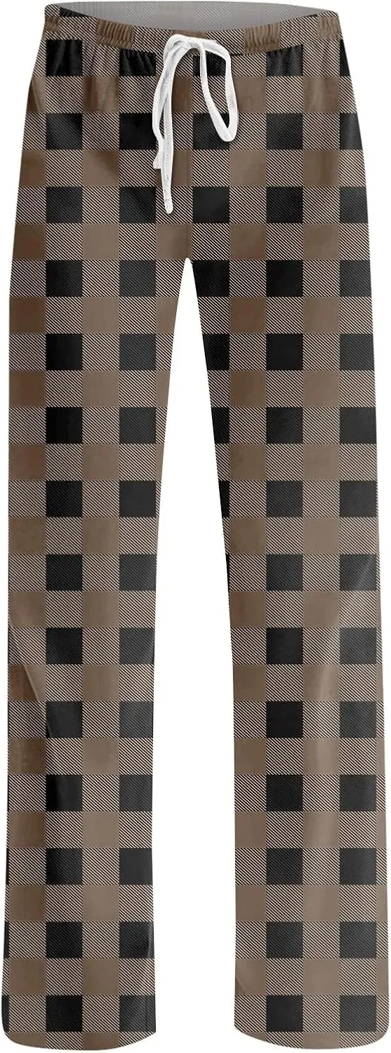 Women's Allover Printed Home Pants Sleeping Pajama Pants Long Pants Pajama Pants Yoga Pants