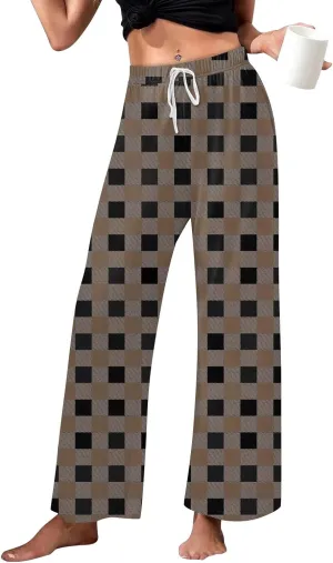 Women's Allover Printed Home Pants Sleeping Pajama Pants Long Pants Pajama Pants Yoga Pants