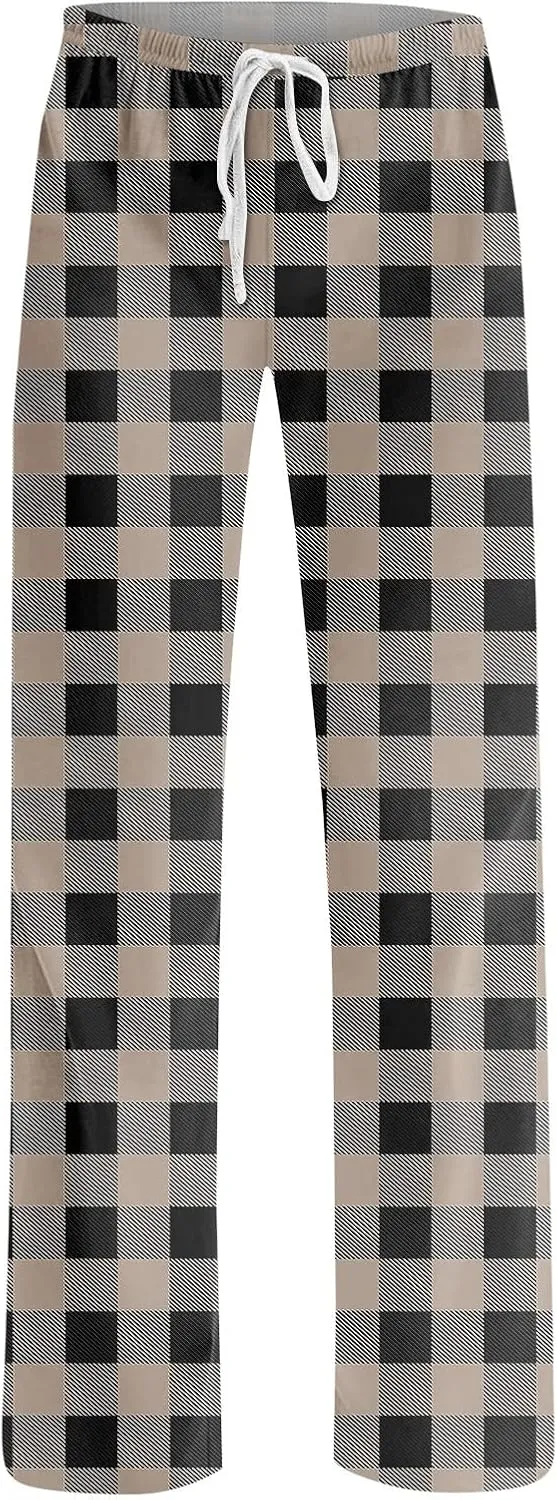 Women's Allover Printed Home Pants Sleeping Pajama Pants Long Pants Pajama Pants Yoga Pants