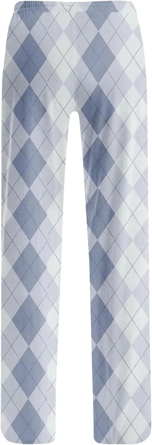 Women's Allover Printed Home Pants Sleeping Pajama Pants Long Pants Pajama Pants Yoga Pants