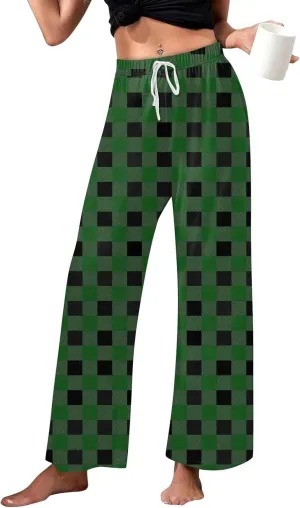 Women's Allover Printed Home Pants Sleeping Pajama Pants Long Pants Pajama Pants Yoga Pants