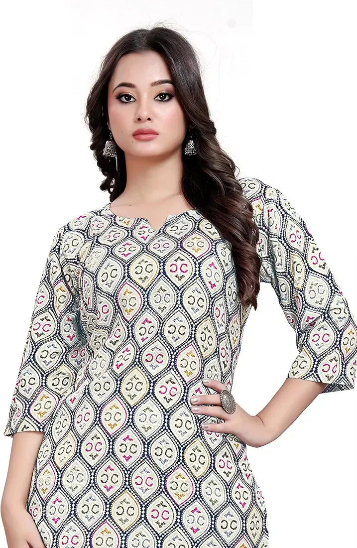 Women's Beautiful Delta Cotton Mix Fabric Printed Night suit Co-Ord Set - VKT500