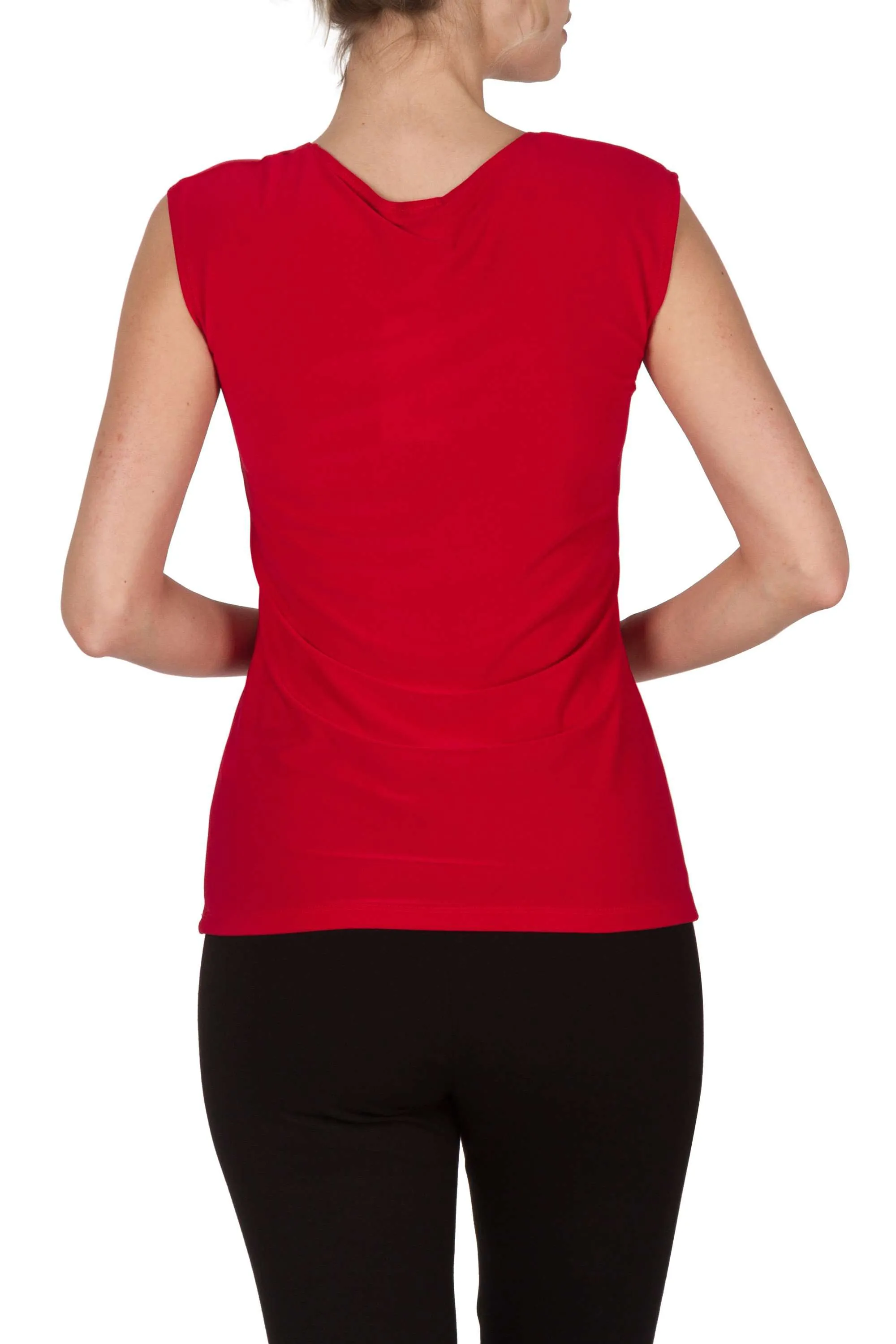 Women's Camisole Red TankTop On Sale Quality Stretch Comfort Fabric Flattering Fit Our Best Seller Quality Made In Canada