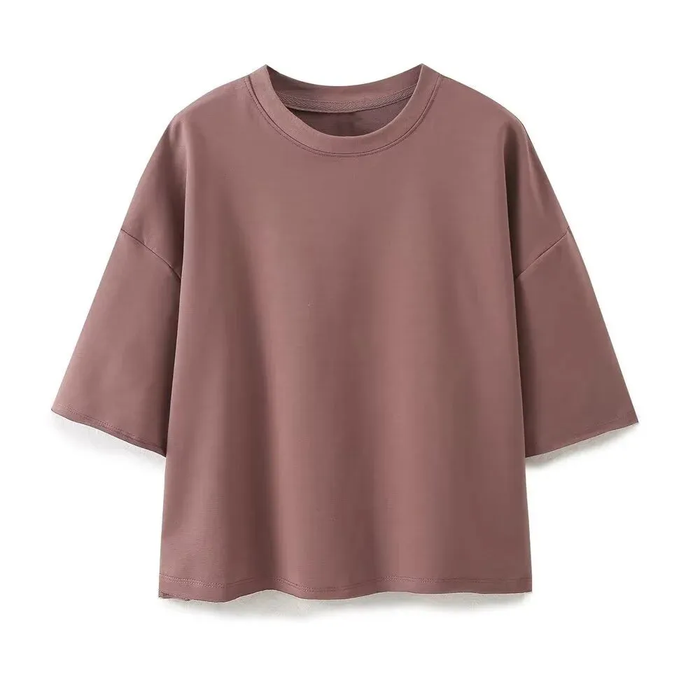 Women's Casual Lounge Set - Shorts and Tee for Summer